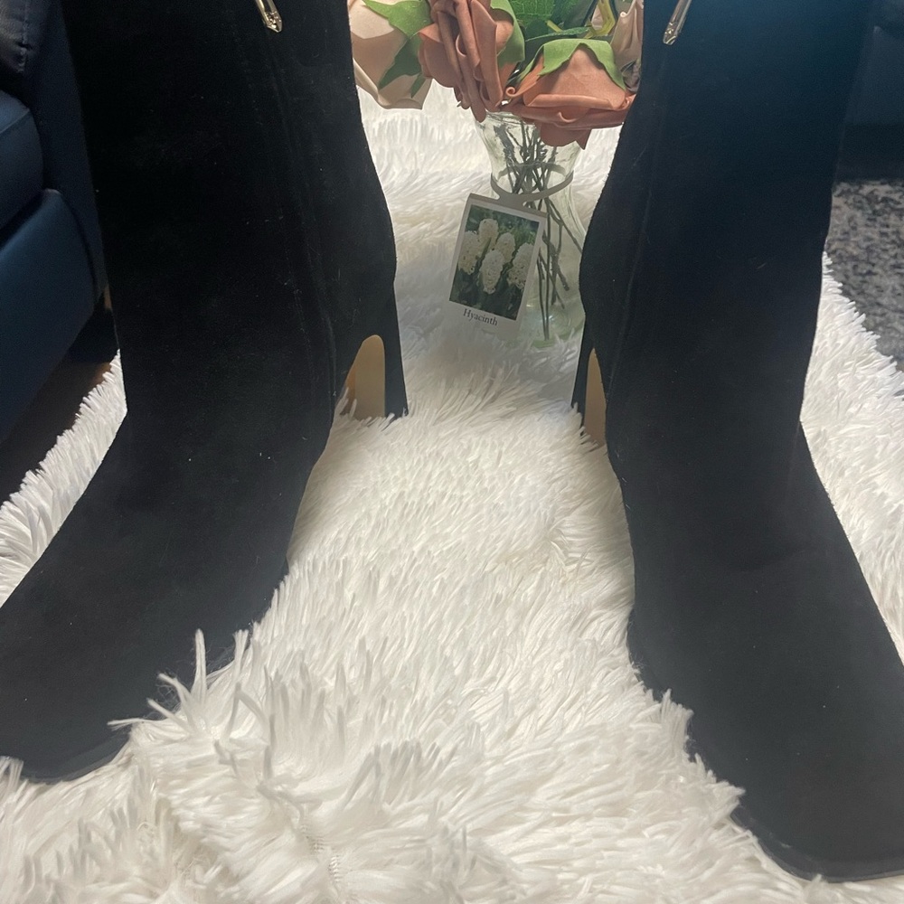 Sam Edelman Black Heeled Boots